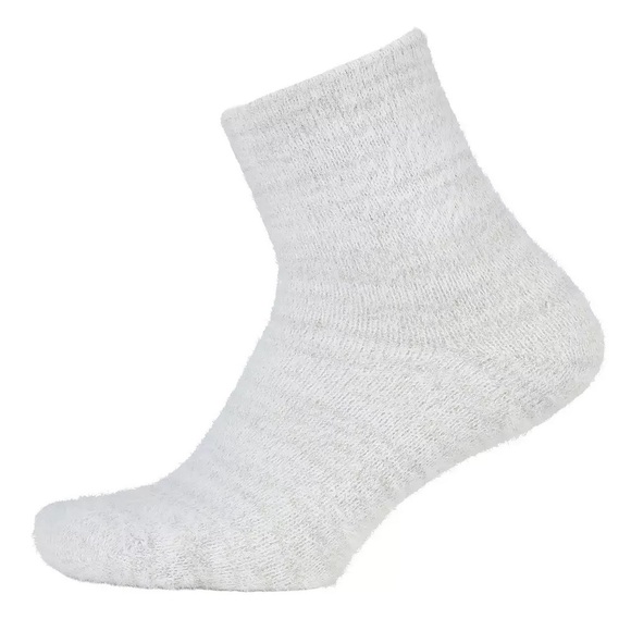 Northeast Outfitters Women's Cozy Cabin Socks in Color Gray/White Size 5-10 - Picture 3 of 3